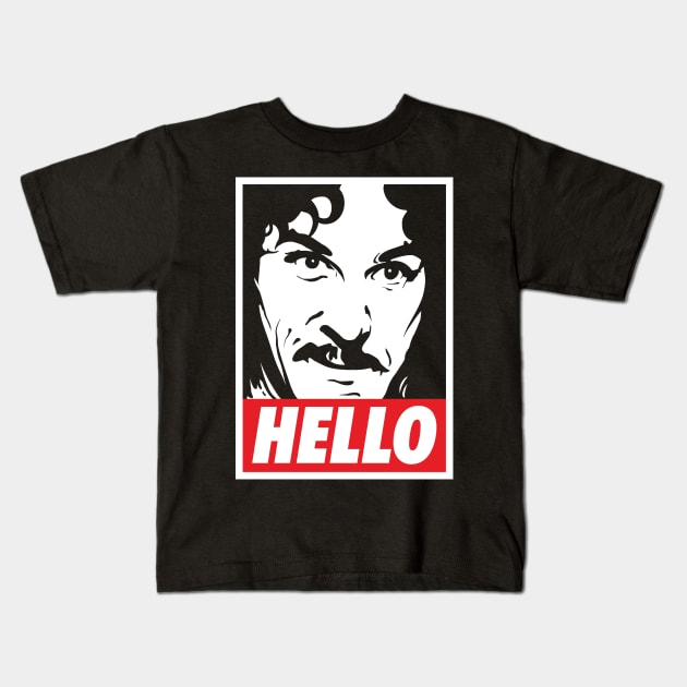 Hello Kids T-Shirt by SilverBaX